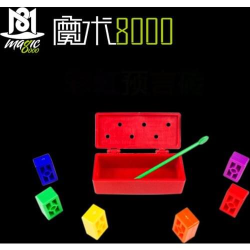 Magic Prediction Bricks Prophecy Close Up Street Novelty Gags Trick Props Toys