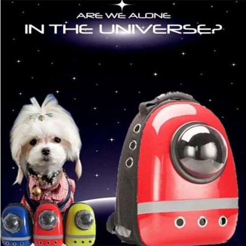 Pet Space Capsule Shaped Breathable pet Cat Carrier backpack pet dog Outdoor portable Package bag cat bags Pet Travel