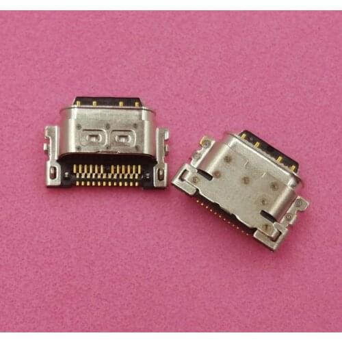 50Pcs Usb Charger Charging Dock Port Connector For Motorola Moto One Hyper XT2027 XT2019 G 5G G8 Plus Stylus XT2043 XT2075 Plug