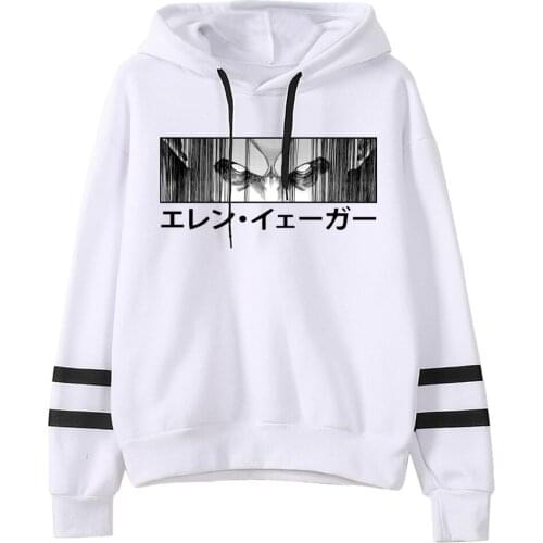 Women Hoodies attack on titan eren yeager Women Pullovers Hoodies Sweatshirts Print Anime Hoody Streetwear Tops