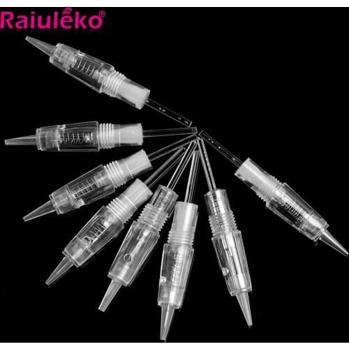 100/50/20pcs Screw Tattoo Cartridge Needles 1D 1R 2R 3R 3F 5R 5F 7R 7F for Dr.pen MYM Electric Tattoo Pen Microblading Needles
