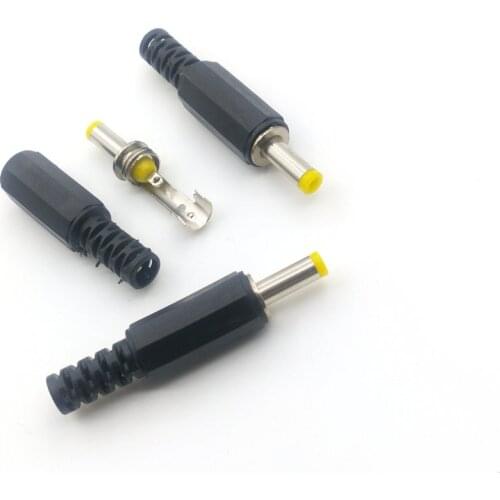 250 pcs 4.0X1.7mm DC Power cable Male Plug Connector Adapter Plastic connector