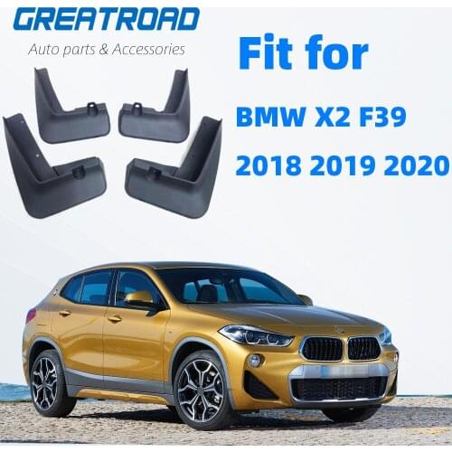 4 PCS For BMW X2 F39 2018 2019 2020 Front Rear Car Mudguard Fender Mud Guard Flaps Splash Flap Mudguards Accessories