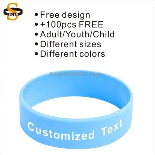 800pcs/lot 19mm custom luminous silicone bracelet for man energy balance bracelet for woman in youth size