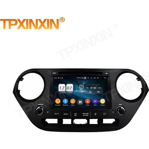 Carplay 2 Din Car Android Stereo Receiver For Hyundai I10 2013 2014 2015 2016 2017 Radio Audio Recorder Head Unit Player Screen