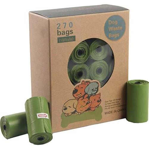 Biodegradable Bags Dog Poop Bags Biodegradable Dog Waste Poo Sac Crotte Chien Earth-Friendly Doggie Bags Compostable Cornstarch