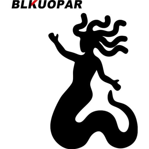 BLKUOPAR for Medusa Silhouette Car Stickers Waterproof Decal Personality Car Assessoires Campervan Occlusion Scratch Funny Decor