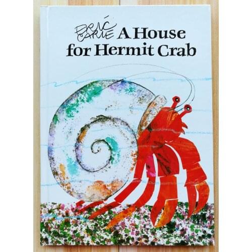 A House for Hermit Crab By Eric Carle Learning English Books for Children Picture Story Book for Kids Educational Toys