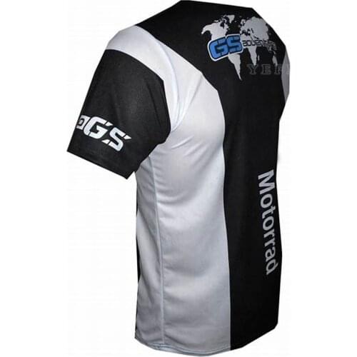 For BMW New R1250 GS Summer Motorcycle T-Shirts Motorrad ADVENTURE Mens Short Motorbike Quick dry T-Shirts Moto Team Shirt