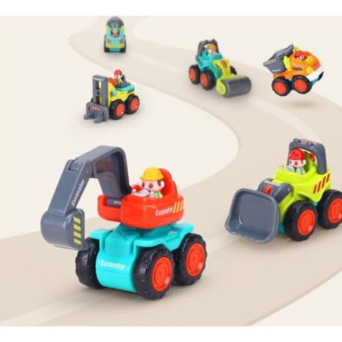 Pocket Engineering Vehicle Car Toys Inertia Mini Pocket Car Model Children Boy Toy Car Suit 1-3 Year Department of Car Baby Gift