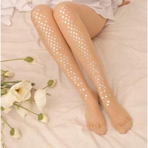 FENNASI Sexy Women Shiny Fish scales Tights 4 Style Fashion Mermaid Stockings Funny Female Nightclub Pantyhose