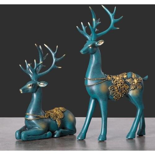 Home Furnishing creative cabinet decor decoration Achieve immediate victory Living room TV cabinet small ornament handicraft Eu