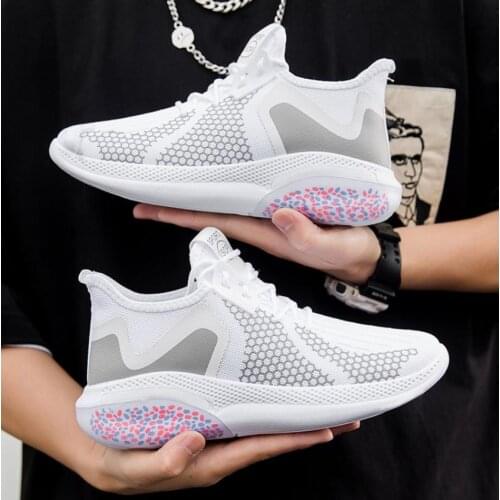 Fashion Couples Sneakers 36-44 Mannen Outdoor Casual Soft-soled Shoes Breathable Light Driving Shoes Casual Sports Running Shoes