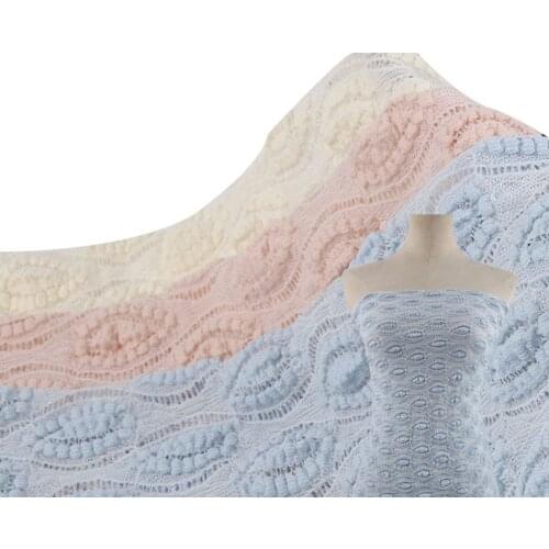 2021 Newest Cotton Lace Cloth Geo Plaid Embroidered Lace Cloth Womens Summer Cotton Cloth Hollow Lace Fabric