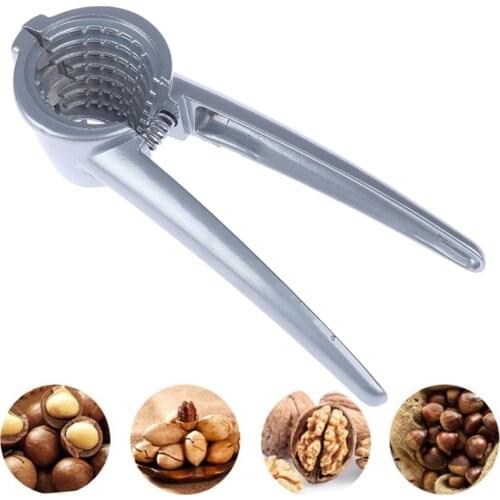 Zinc Alloy Nutcracker Sheller Crack Almond Walnut Pecan Hazelnut Filbert Nut Kitchen Nut Sheller Clip Tool Clamp Plier Cracker