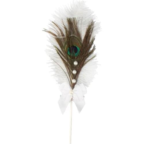 Feather Cake Topper Dessert Picks for Birthday Party Decoration Supplies
