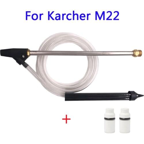 Sand Blasting Hose Quick Connect For Karcher M22*1.5 14mm High Pressure Washer With 2 Pcs Ceramic Nozzle Car washers