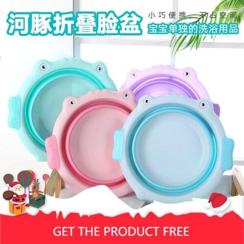 Portable Travel Folding Basin Foldable Wash Plastic Basin Creative Household Baby Washbasin portable sinks for camping