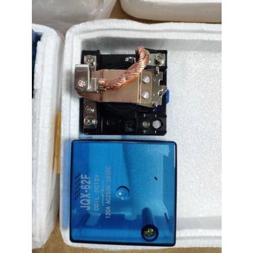 1pc JQX-62F 1Z 120A Contact 120A 250VAC Large Power Relay 12VDC 24VDC 110VAC 220VAC
