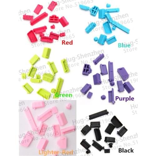 RJ45/Audio/HDMI/SD/1394/eSATA/VGA /USB dust plug /dust cover for laptop/computer /Router Color Selectable 13pcs/pack