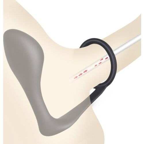 Silicone Anal Plug with Ring Prostate Massager G-spot Stimulator Male Masturbator Adult Erotic Anal Sex Toys for Men Sex Shop