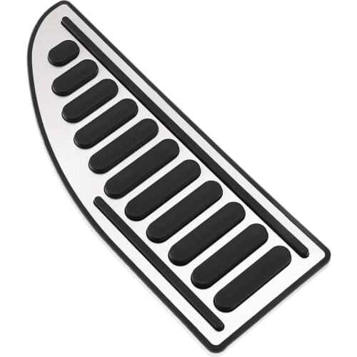 Car styling, No Drill and Non Slip Footrest Pedal Pad Sticker For Ford Focus 2 focus 3 Focus 4 Fiesta Mondeo Fusion Kuga Escape