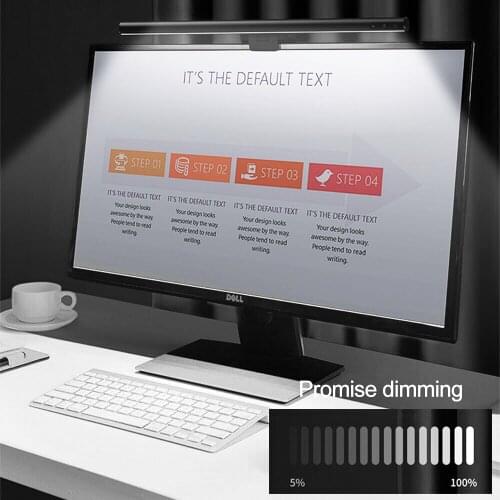 LED Desk Lamp Dimmable PC Computer Laptop Screen Bar Hanging Light Table Lamp Office Study USB Reading Light For LCD Monitor