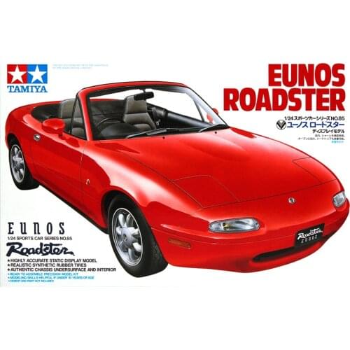 Tamiya 24085 1/24 Scale Model Sports Car Kit Mazda MX-5 Miata Eunos Roadster
