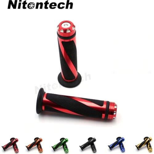 7/8 "22mm Universal Motorcycle Handle Grips For Kawasaki Honda Yamaha KTM Suzuki Benelli Ducati