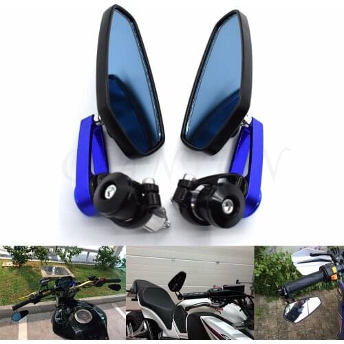 Universal Motorcycle Handlebar Rear View Side Mirror Rearview Mirrors For Yamaha MT01 MT02 MT03 MT07 MT09/Tracer MT10 MT25 / ABS
