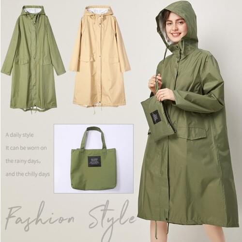 Women Raincoat Long Rainwear Men Rain Coat Impermeable Poncho Japan Waterproof Rain Cape Cover Hooded Universal