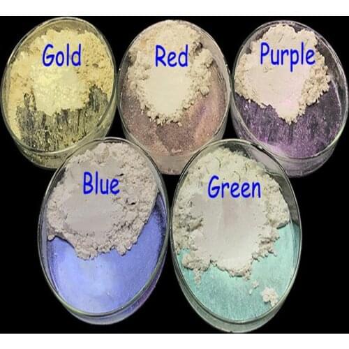 20g Pearlescent Pigment White Symphony Mermaid Powder Make UP Eyeshadow Paint Soap Dye Soap Pigment Mica Powder Nail glitter