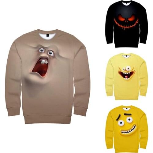 3d Hoodies Pullover Funny Anime Cartoon Candy Colors Print Fashion Men Women Capless Sweatshirts Long Sleeve Cool 3D Hoodie Tops