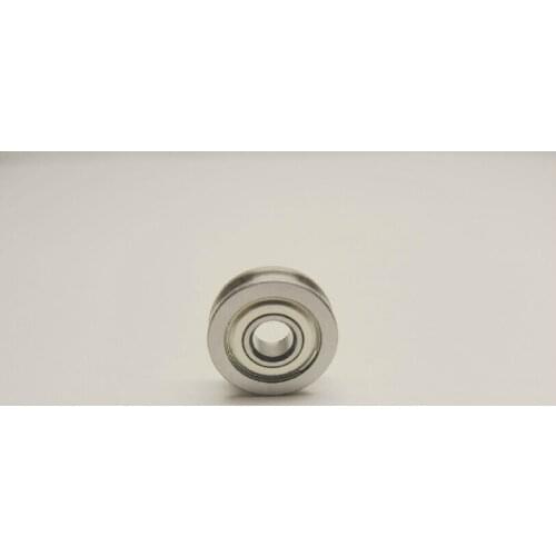 604UU U604ZZ 4mmx13mmx4mm bearing walking guide rail groove embedded U type pulley 1pcs