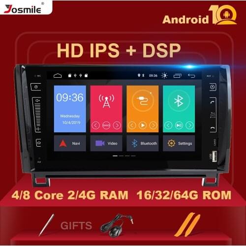 DSP 4GB 2 Din Android 10 Car Multimedia Player For Toyota Tundra Sequoia 2007 2008 2009 2010 20112012 2013 Autoradio Navigation