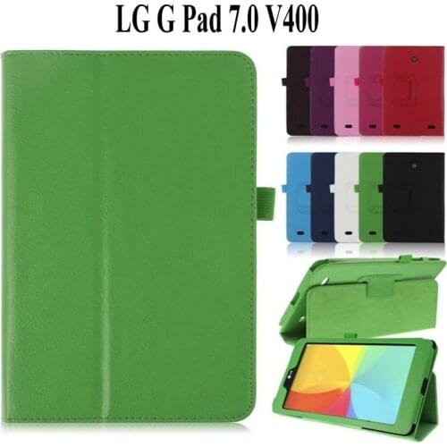 Litchi Flip PU Leather Stand Case For LG Gpad 7 V400 7.0 inch Tablet Cover For LG V400 Fundas Cover for Lg V400 7.0 inch case