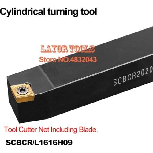 SCBCR1616H09,Toolholder 16*16*100MM CNC turning tool holder, 75 degrees External turning tools, Lathe cutting tools