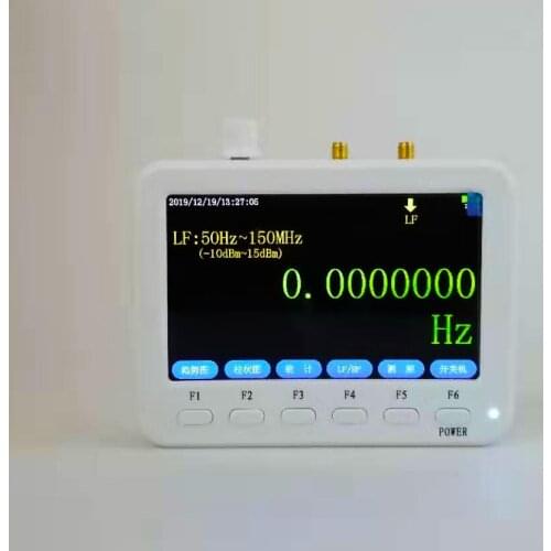 FC-4000 Portable High-Stability RF Frequency Meter 10-Bit Precision 0.001Hz,50Hz ~ 4gh Measurable Crystal