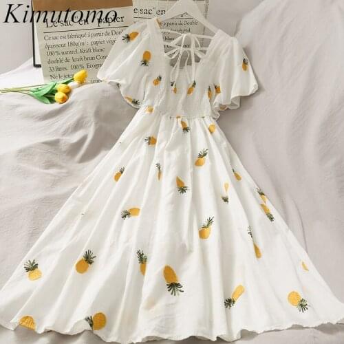 Летние платья с принтом Kimutomo China At AliExpress