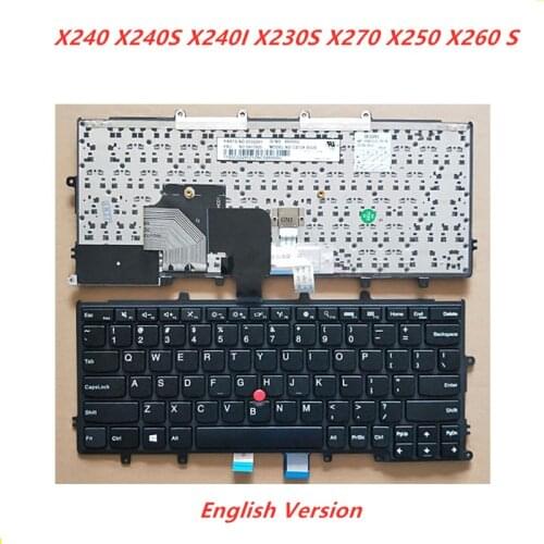Laptop English Keyboard For LENOVO Thinkpad IBM X240 X240S X240I X230S X270 X250 X260 S Notebook Palmrest Cover Upper Cover