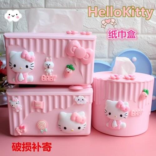 Cute Design Cartoon Desktop Tissue Box Health Paper Box Office Paper Extraction Paper Towel Holder Paper Towel Dispenser