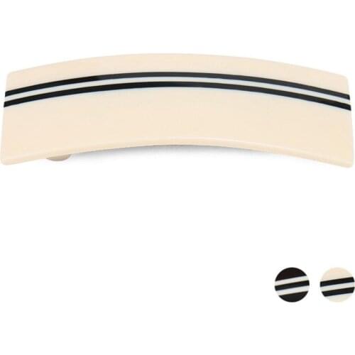 Retro Hair Barrettes - Cellulose Acetate Hair Clip for Women Girl Fashion Hair Accessory Ornament for Ponytail Holder Prom Wear