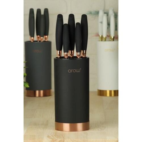 Brenda Luxury Knife Set Black Color