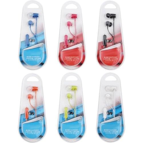 Candy Colors Earbuds Sports Wired Headphones Waterproof Bass Stereo Earphone Music Headsets for Samsung iphone for Xiaomi Huawei