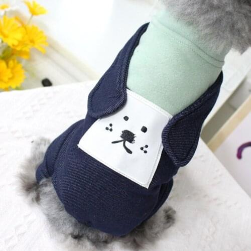 Small Dog Clothes Pet Costume Apparel Winter Dog Jumpsuit Garment Warm Dog Clothing Coat Outfit Dropship Pet Products Costume XS