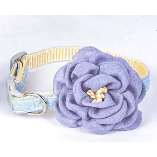 Cat Dog Necklace Dog Collar Wedding Flower Pet Collar Princess Puppy Pet Grooming Accessories for Wedding Party Pet Supplies