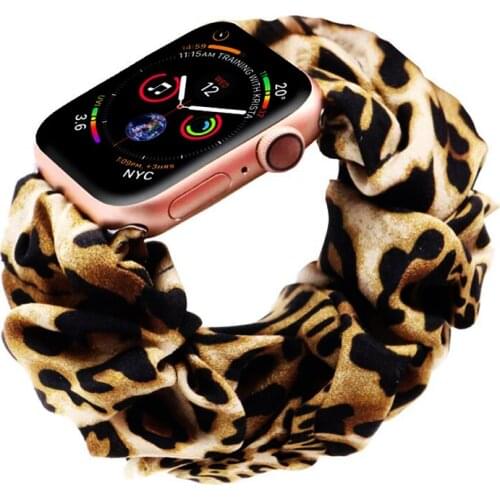 Pattern Elastic Fabric strap for apple watch band 38mm/42mm apple watch 40mm/44mm iwatch 5/4/3/2/1 bracelet belt Accessories