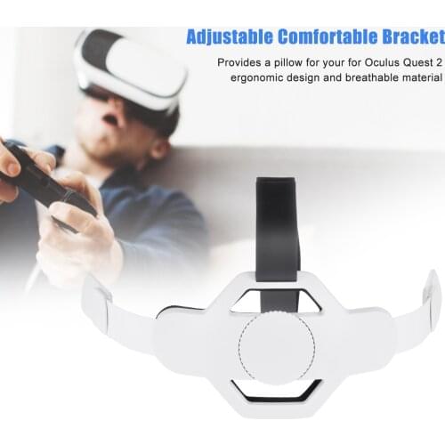 For Oculus Quest 2 Headband Cushion Removable Professional VR Headsets Pad TPU Pressure-relieving Fixing Frame For Quest2