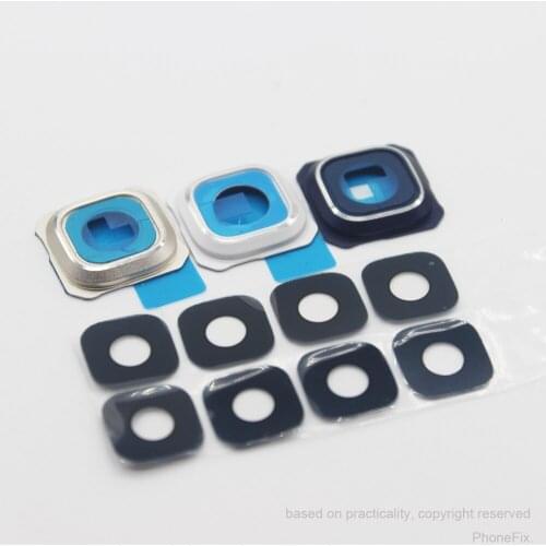 Camera Glass Lens Cover camera lens with glass adhesive for Samsung Galaxy S6 Edge Plus S6 edge+ G928 Replacement Part