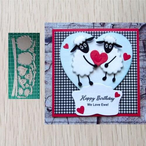 Wedding Metal Cutting Dies stencils for Scrapbooking Valentines Day Card